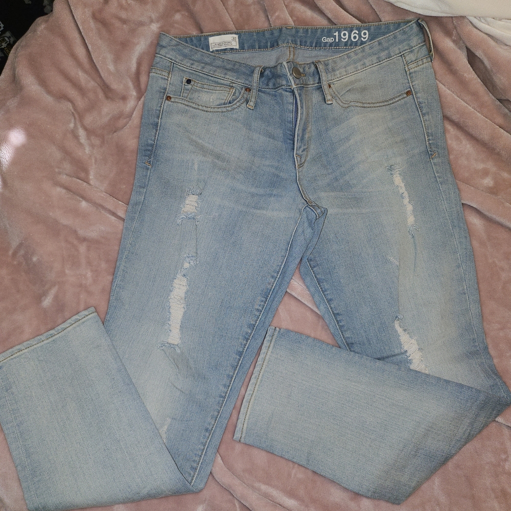 GAP Light Blue Straight Jeans